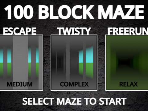 100 Block Maze 3D