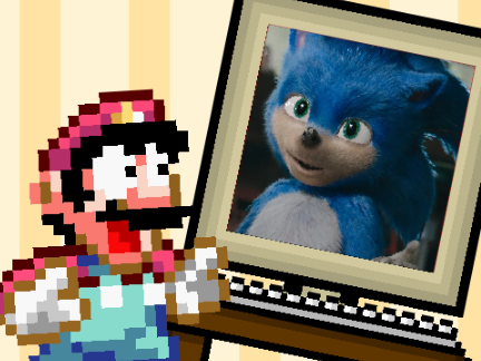 The Red Plumber (E1) - How People React after seeing Sonic's First Movie Design