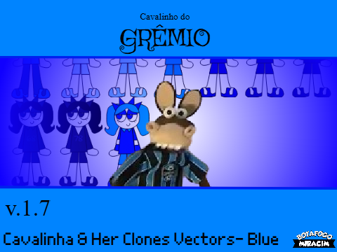 Cavalinha & Her Clones Vectors- Blue