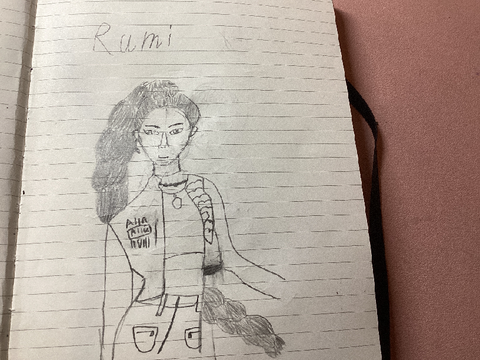 Rumi from K-Pop Demon Hunters