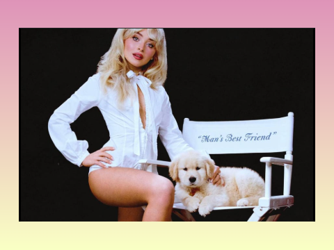 Sabrina with her doggie!