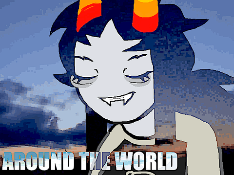 AROUND THE WORLD - animation meme