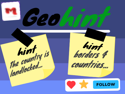 |GeoHint| Geography game