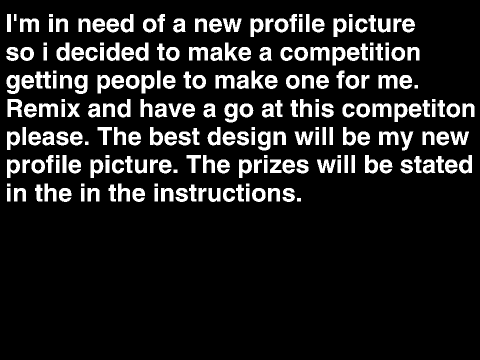 New profile picture competition!