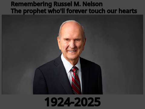 Remembering Prophet Russel M. Nelson #LDS#Church#Trending#Mormon