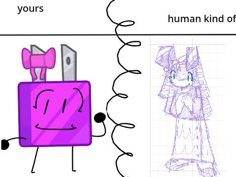 (CLOSED AGAIN BECAUSE IM EVIL) i will humanize your object ocs...................