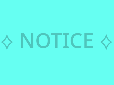 ⟡ Notice ⟡