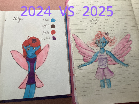 Mily from 2024 VS 2025