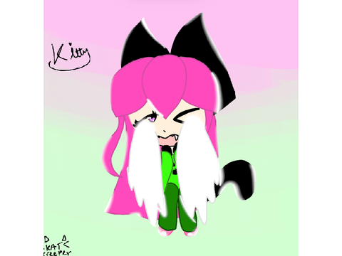 Kitty cat playz and some art