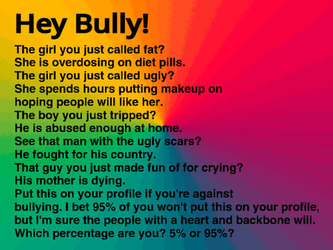 Remix this if you are against bullying! remix remix remix remix remix