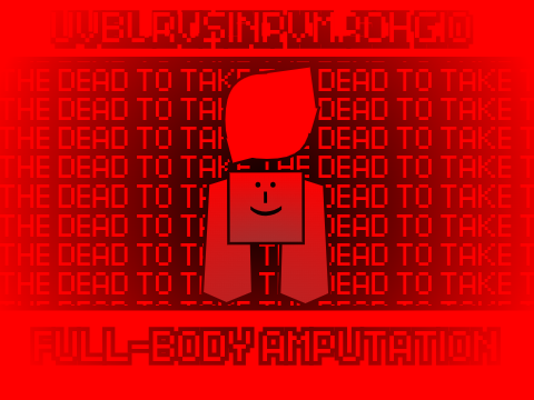 AYS Endless Hallway [Full-Body Amputation Roblox Terrors cover]