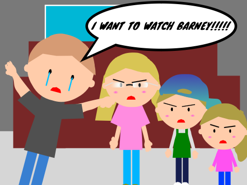 Childish Dad Wants to Watch Barney/GROUNDED
