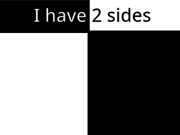 I have 2 sides X3