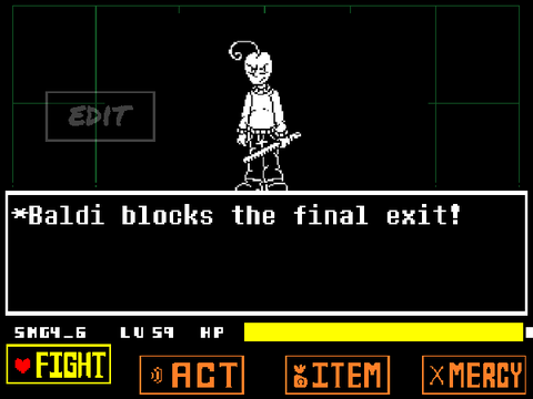 Baldi fight. WIP!
