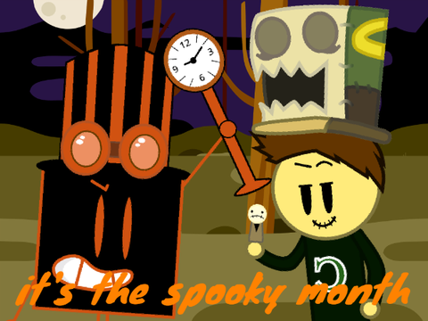 it's the spooky month