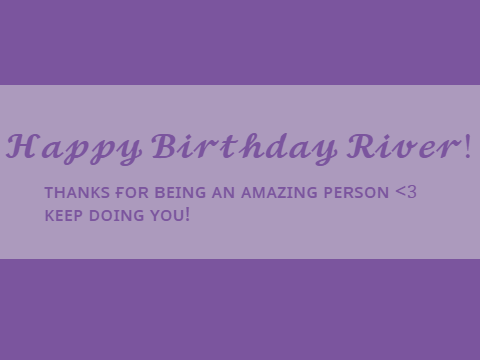 Happy Birthday!