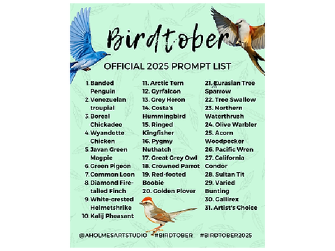 Birdtober day 1