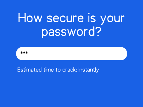 How Secure is Your Password? remix