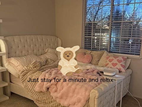 Just stay for a minute to relax-(with a song)