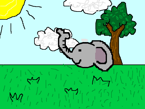 The elephant animation