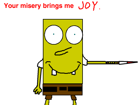 Spongebob + pinkemena = disaster...