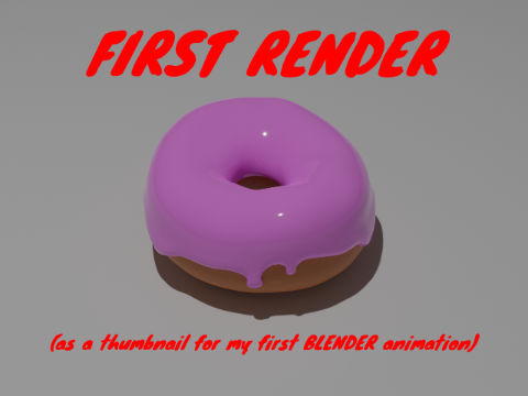 First blender Animation