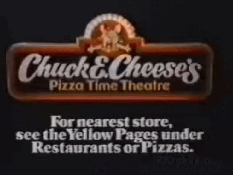 1979 Chuck E. Cheese Pizza Time Theatre Ad