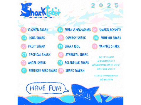 Official sharktober 2025 prompts 
