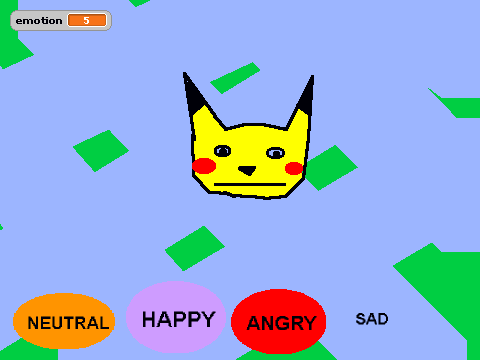pikachu emotions