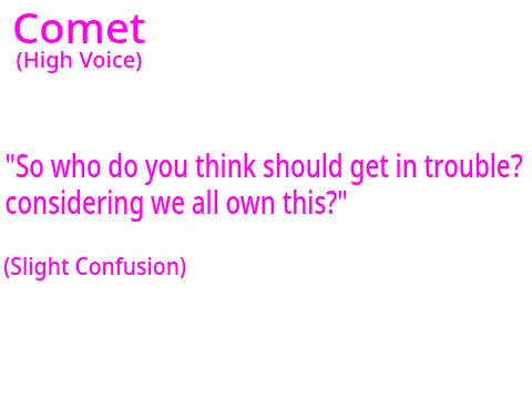 Voice Audition For Comet
