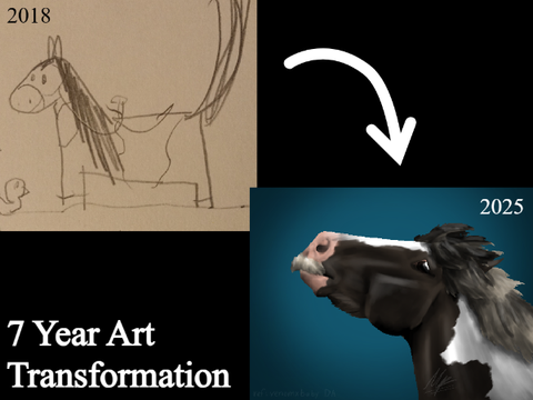 7 Year Art Transformation