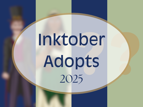 (Oct. 7 UPDATED!) October 2nd ✑ Ѽ ✑ Free Inktober 2025 Adopts