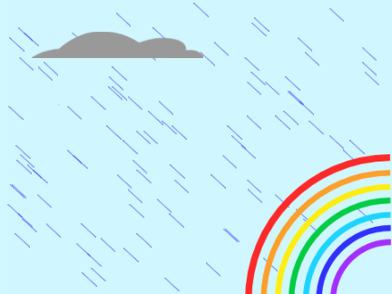 Rain Falls Lightly - Poem and Soft Rain