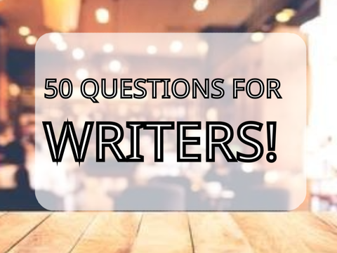 50 Questions For Writers remix