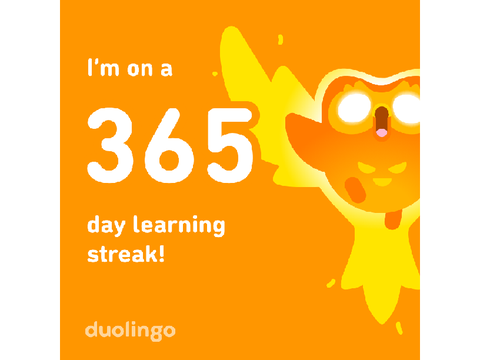 1 Year of Duolingo German!