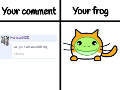 Comment frog ideas 2!