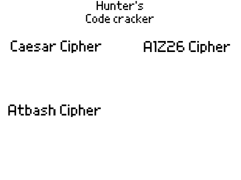 Hunter's Code cracker (SF)