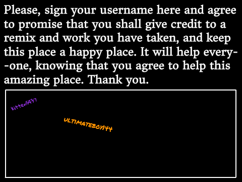 GIVE CREDIT [Signed]