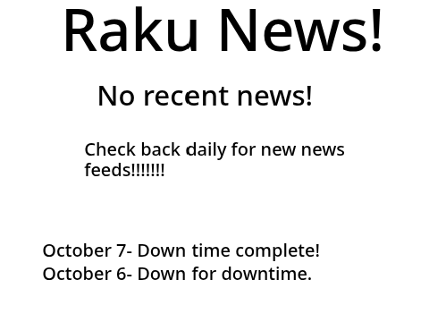 Raku news blog
