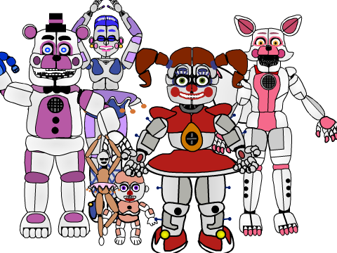 Sister Location Animatronics
