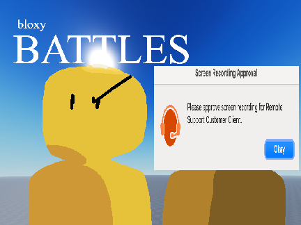 bloxy battles but sfoth real but you have to approve screen recording for the title is too long