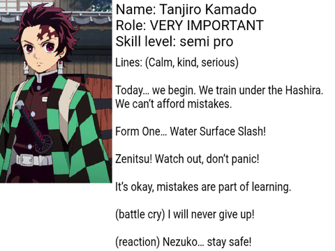 My Kokushibo Audition.