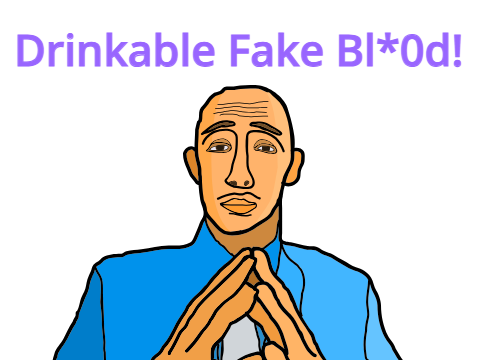 Realistic Drinkable FAKE Blood