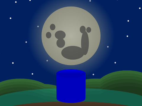 Ch3vstar Admires The Moon