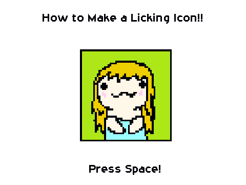 Licking Icon Tutorial