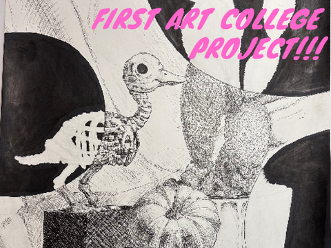 FIRST COLLEGE ART PROJECT!!! :0