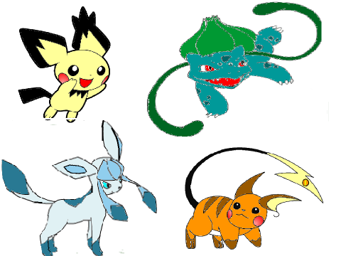all of my pokemon (so far)