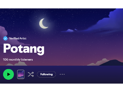 THANK YOU ALL FOR 106 MONTLY LISTENERS ON SPOTIFY!!!