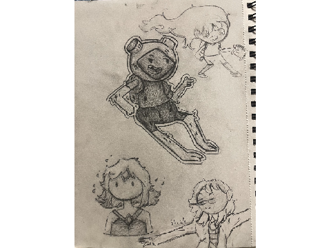 Adventure time doodles :b