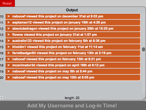 Cloud View and Time Log